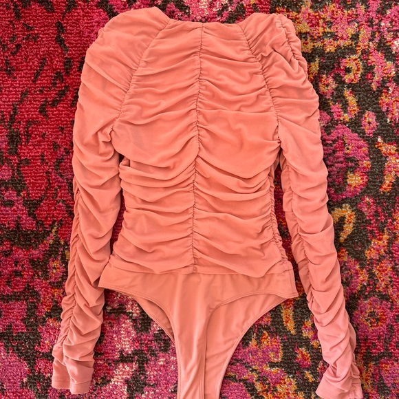 Michael Costello × REVOLVE Hallie Bodysuit in Mauve Size M - Picture 7 of 8